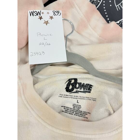 David Bowie Sweatshirt Women's Large - Picture 2 of 4